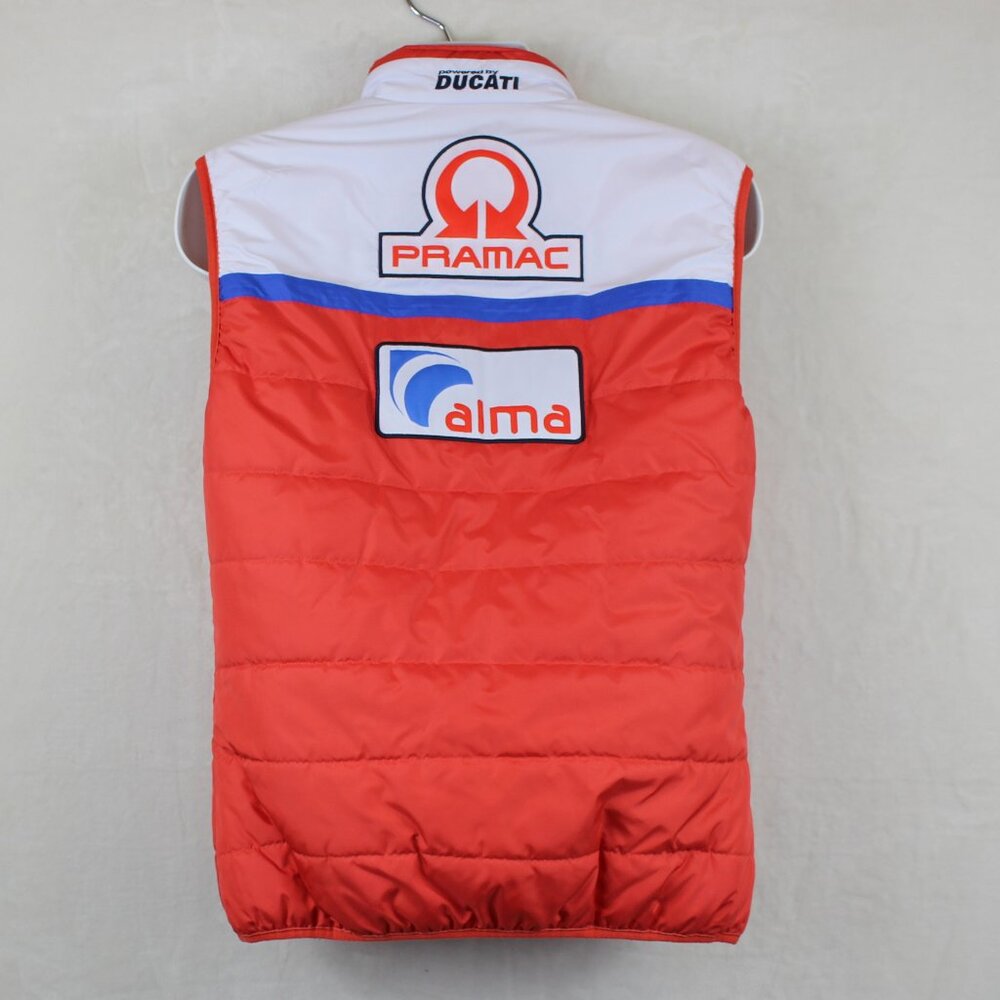 Pramac Racing Ducati Motorcycle Team Jilet Bodywarmer  Vest Mens Size M